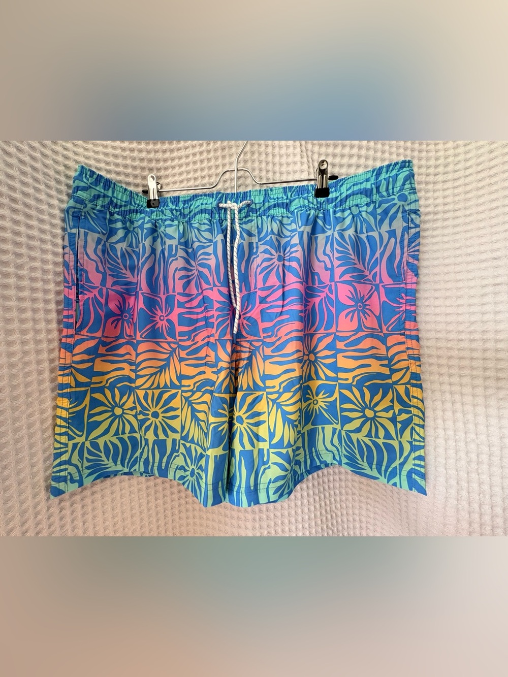 Share NWT Member's Mark Hawaiian Resort Swim Trunks Mens 2XL Drawstring Summer